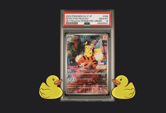 *DUCK RACE* - PSA 10 Pokemon Japanese Sv-p Promo 098 Detective Pikachu